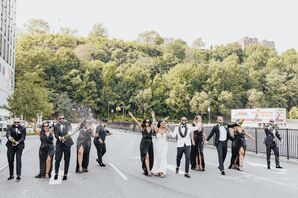 Wedding Party During Celebration