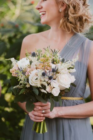 Thistle and Rose Bridesmaid Bouquet