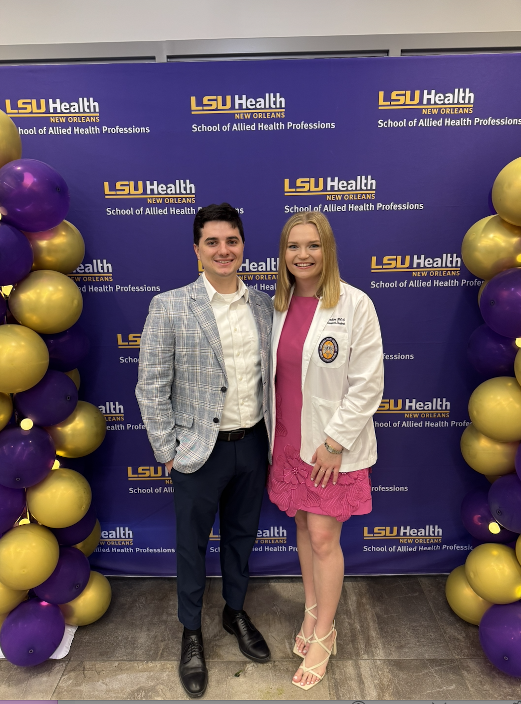 Emily's White Coat Ceremony. 