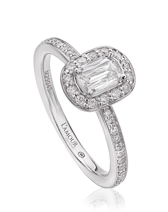 Christopher Designs Classic Emerald, Oval Cut Engagement Ring - 1