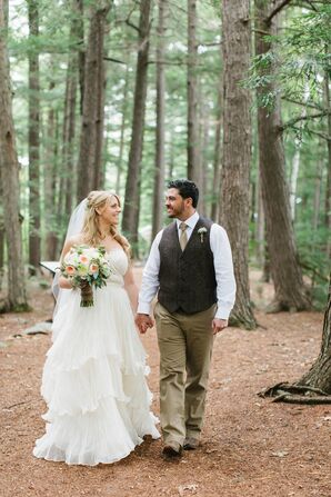 Alissa and Greg Rustic Forest Photos