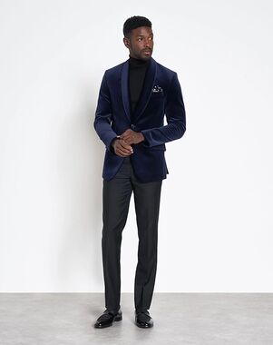 The Black Tux Ocean Velvet Tuxedo Blue Tuxedo