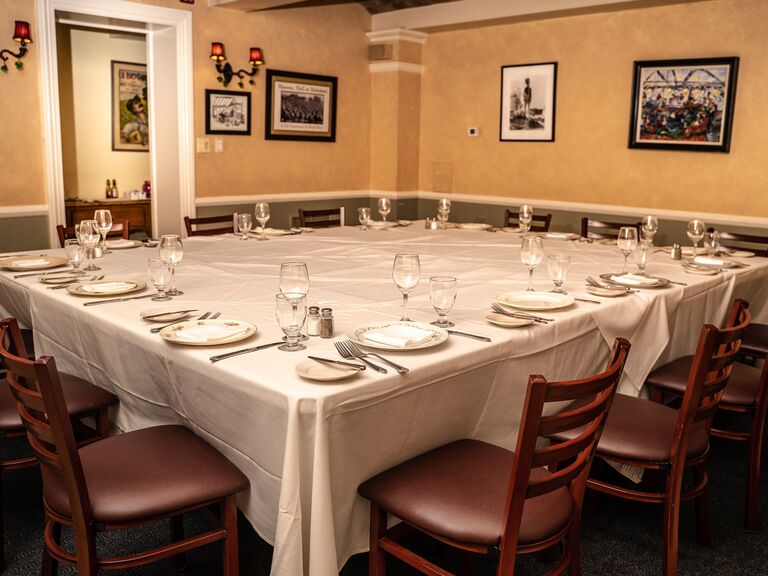 Bridal shower venue in Hoboken, New Jersey.