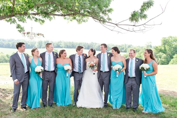 Formal Larimar Blue Bridesmaid Dresses
