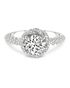 Friendly Diamonds Glamorous Cushion, Round Cut Engagement Ring - thumbnail - 1