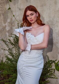L'amour by Calla Blanche LA25106 Safiya Sheath Wedding Dress
