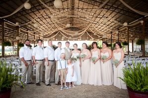 Casual Neutral Wedding Party