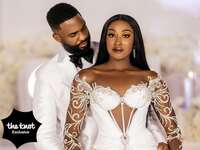 Chiney Ogwumike wedding photo with husband Raphael Akpejiori