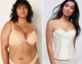 two weding bra options for under the wedding outfit 