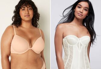 two weding bra options for under the wedding outfit 