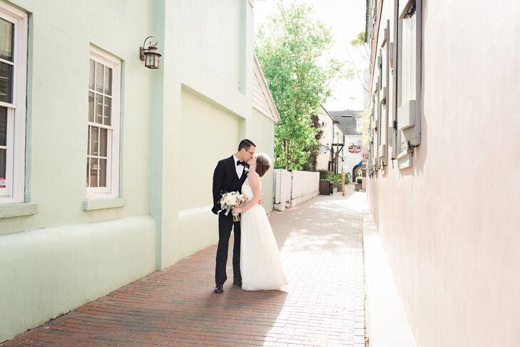 Alex and Bobby's wedding accents historic St. Augustine with the just the right blend of vintage and simplicity. The day started with an intimate firs