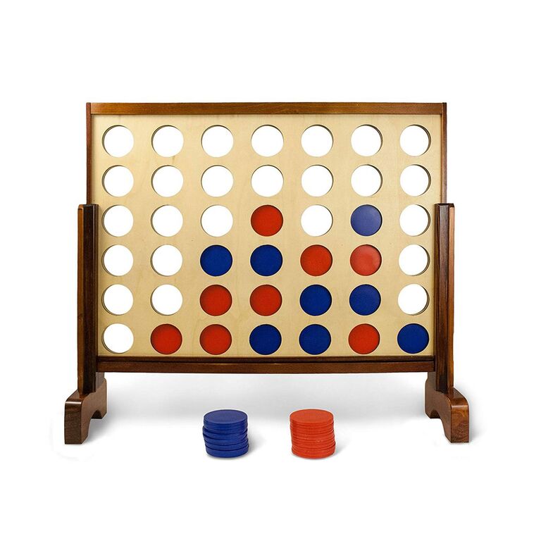 Giant 4 in a row outdoor game for kids wedding activity