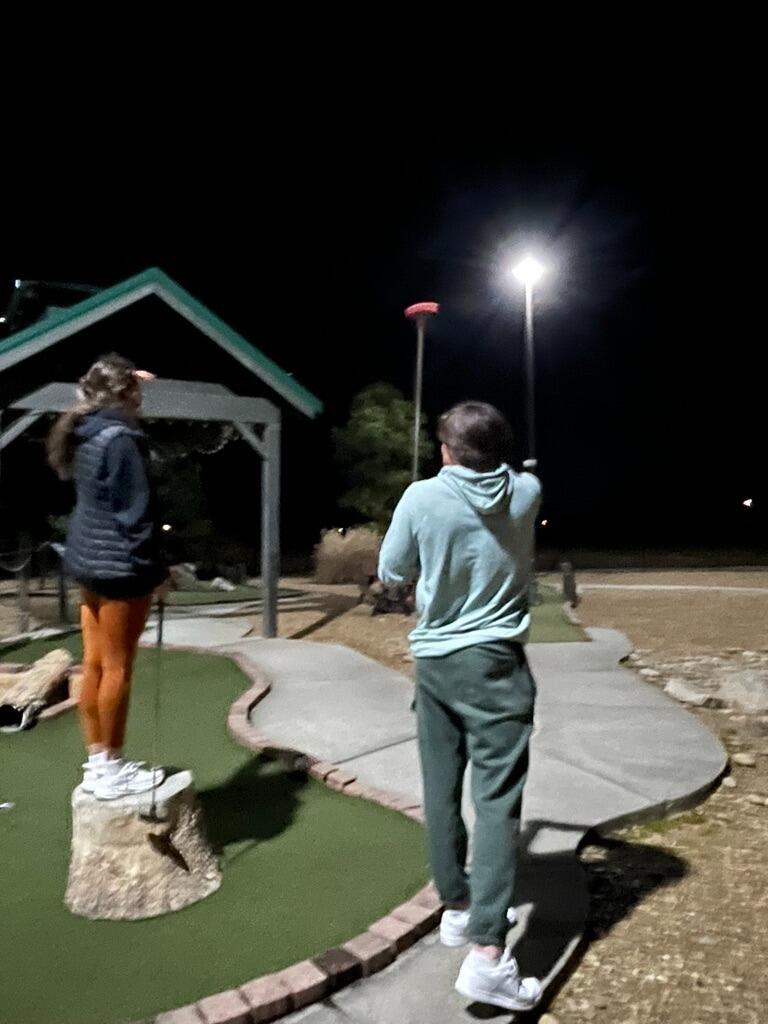 Officially dating for just about a month at this point! This was taken mini golfing in Charlotte over Christmas break. 