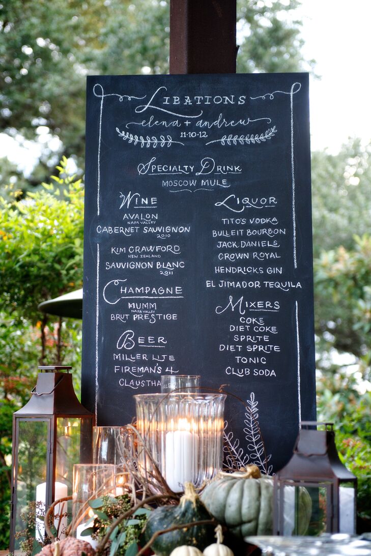 Cocktail Menu