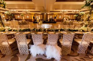 Tulle Bride and Groom Chair Decor