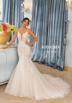 KITTYCHEN GAL, H2328 Mermaid and Trumpet Wedding Dress