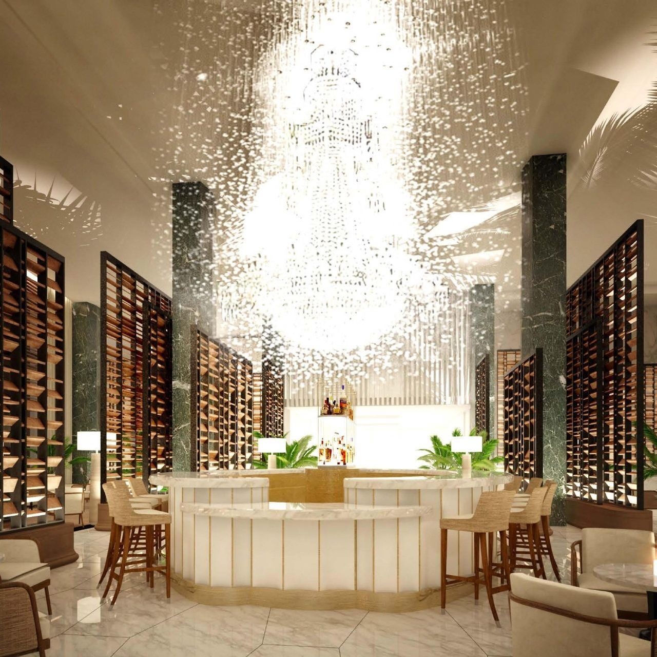 Picture of Chandelier Bar