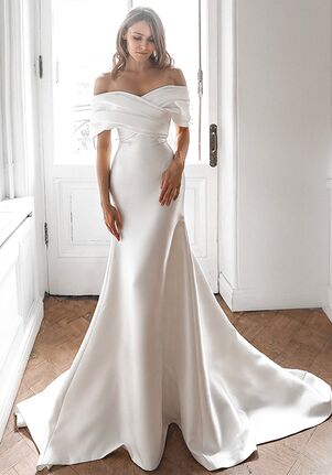 Olivia Bottega Mermaid Mikado Off-The-Shoulder Wedding Dress Jacqueline Mermaid Wedding Dress