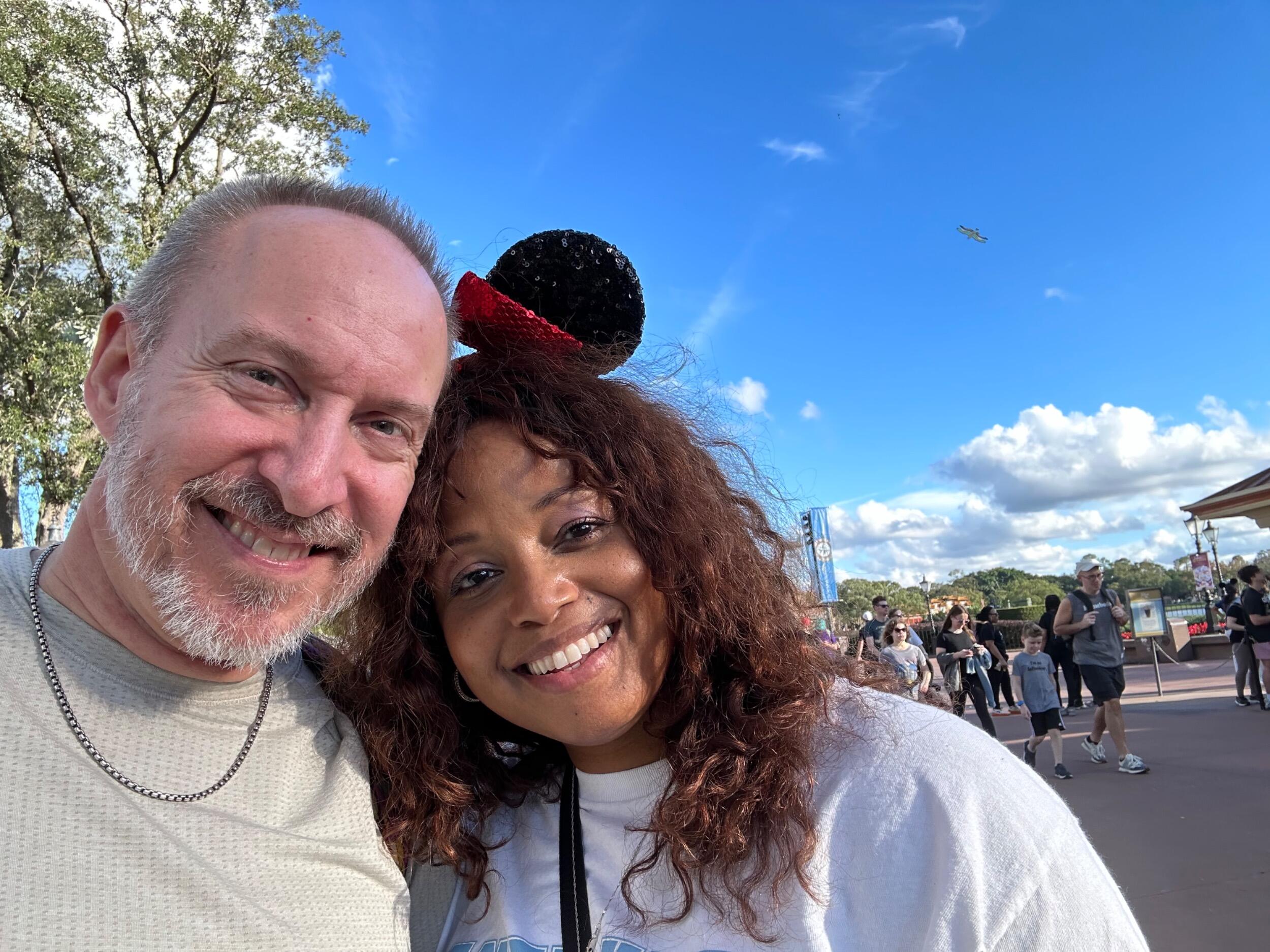 The happiest place on earth is with each other!