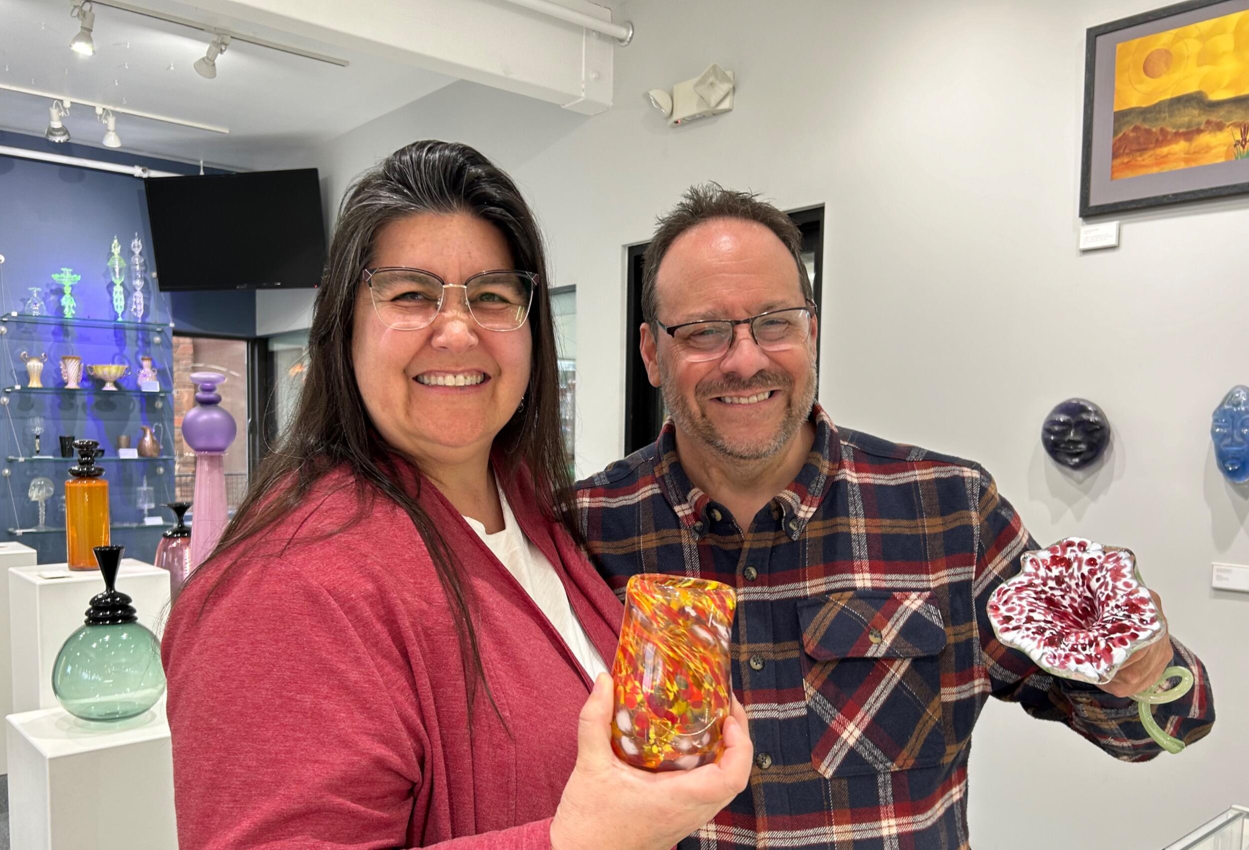 Sedona, Arizona - we did a glass blowing workshop