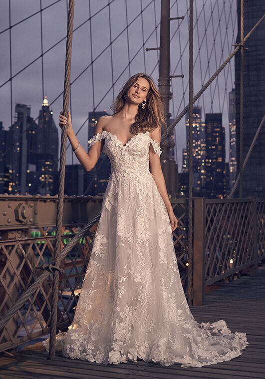 Maggie Sottero LEANDRA A-Line Wedding Dress - 6