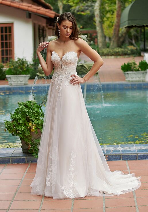 Simply Val Stefani FLORA A-Line Wedding Dress - 3