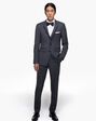 Generation Tux Charcoal Gray Notch Lapel Tux Gray Tuxedo - thumbnail - 3