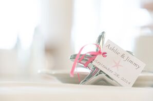 Silver Starfish Place Cards