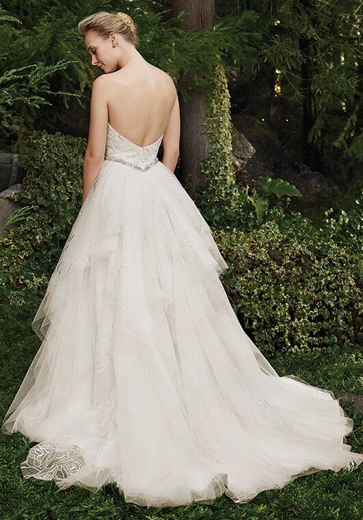 Casablanca Bridal 2264 Rosette Ball Gown Wedding Dress - 2