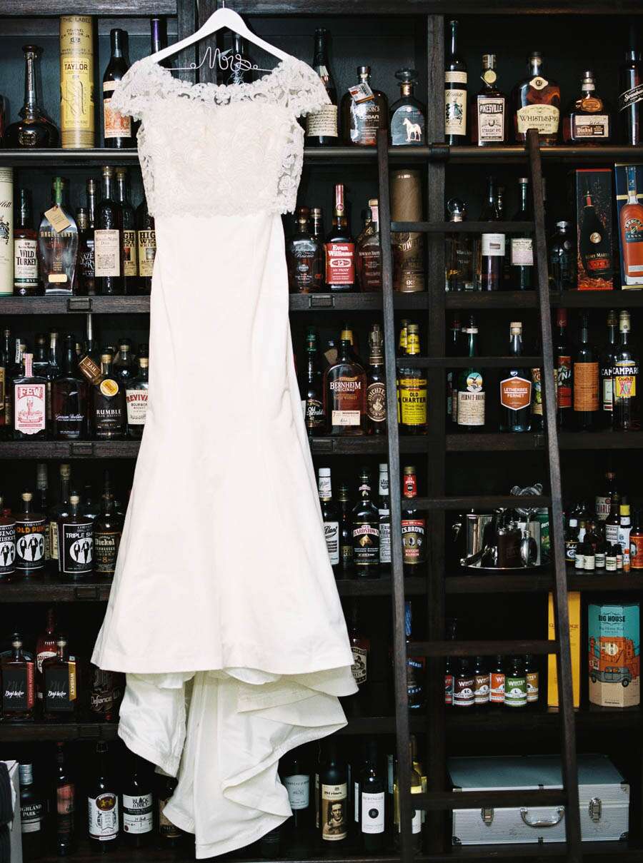 Nicole Miller Dakota Fit-and-Flare Gown