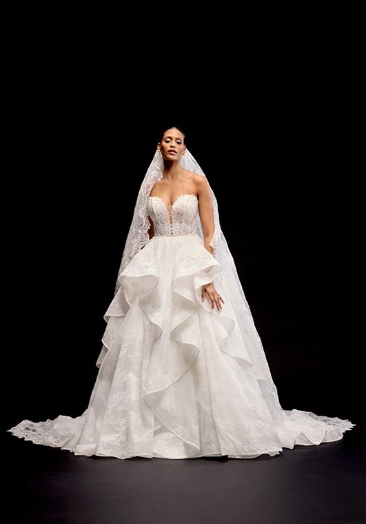 Justin Alexander Signature Nisha Ball Gown Wedding Dress - 6