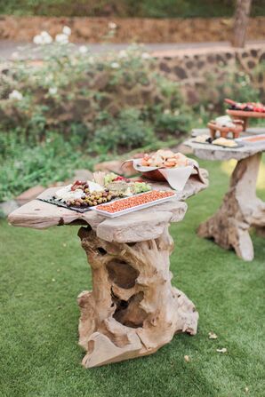 Rustic Distressed Wood Cocktail Tables