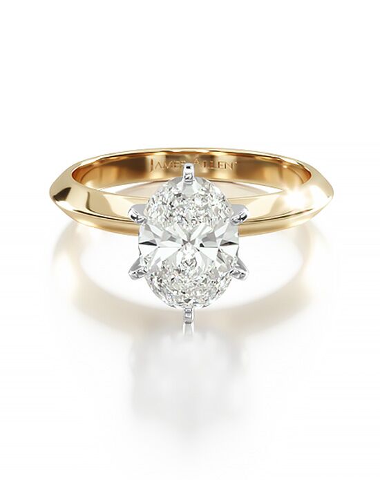 James Allen Oval Cut Engagement Ring - 1