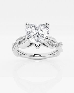 Grown Brilliance Heart Cut Engagement Ring