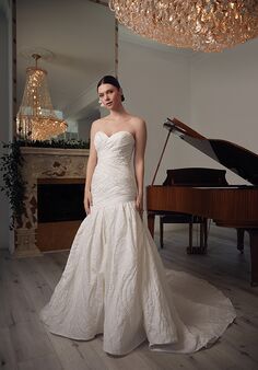 Amaré Couture C167 Petra Fit-and-Flare Wedding Dress