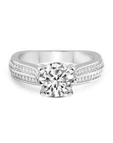 Friendly Diamonds Unique Princess, Asscher, Cushion, Emerald, Heart, Marquise, Pear, Radiant, Round, Oval Cut Engagement Ring