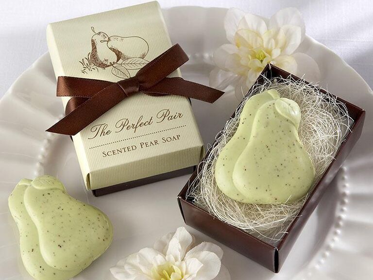 Pear shaped soap