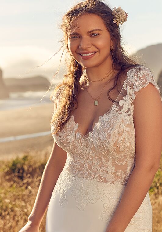 Rebecca Ingram FLEUR Sheath Wedding Dress - 5