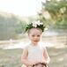 Flower Girl with Flower Crown at Cedar Lakes Estate in Port Jervis, New York