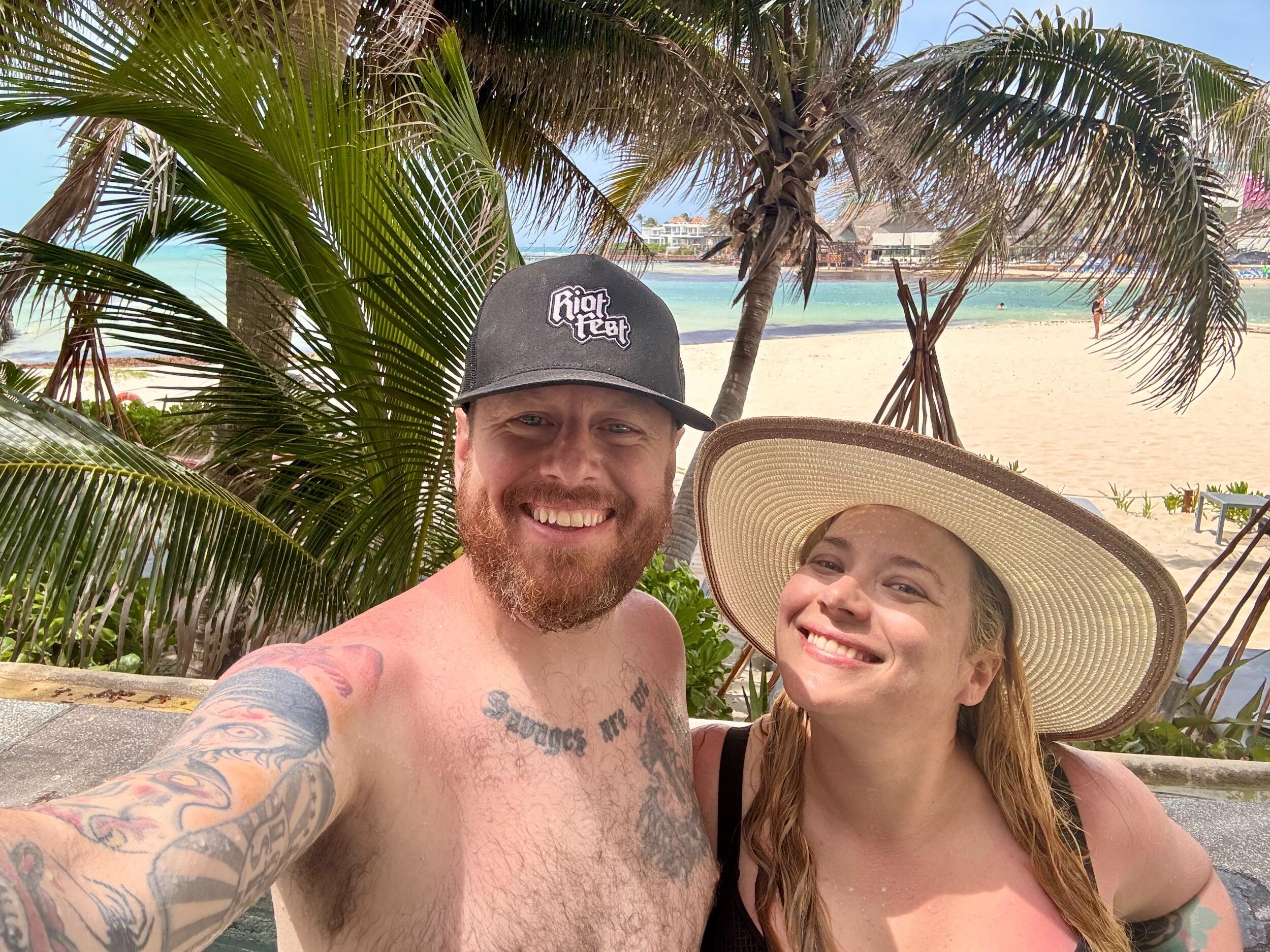 Baby moon in Isla Mujeres! Lots of relaxing and enjoying the final days of freedom before baby comes.