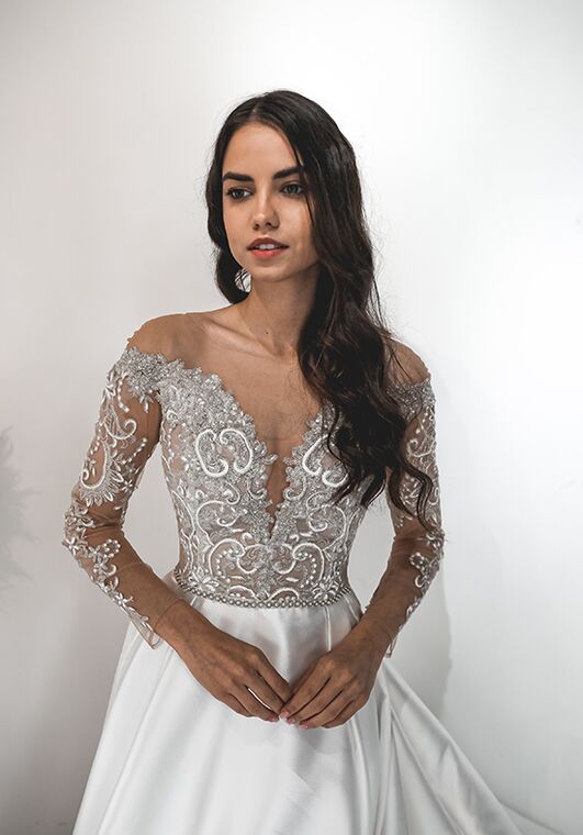 Olivia Bottega Mikado Wedding Dress Samantha Wedding Dress | The Knot