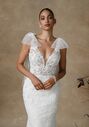 Justin Alexander Gretchen Fit-and-Flare Wedding Dress - thumbnail - 6