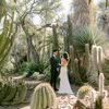 Minimalists Will Swoon Over This Orange-and-Blue Wedding at Ruth Bancroft Garden in Walnut Creek, California