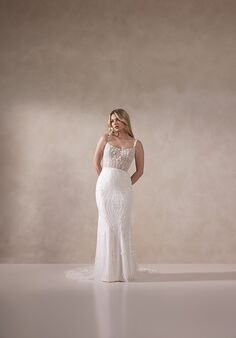 Adore by Justin Alexander Lux Fit-and-Flare Wedding Dress