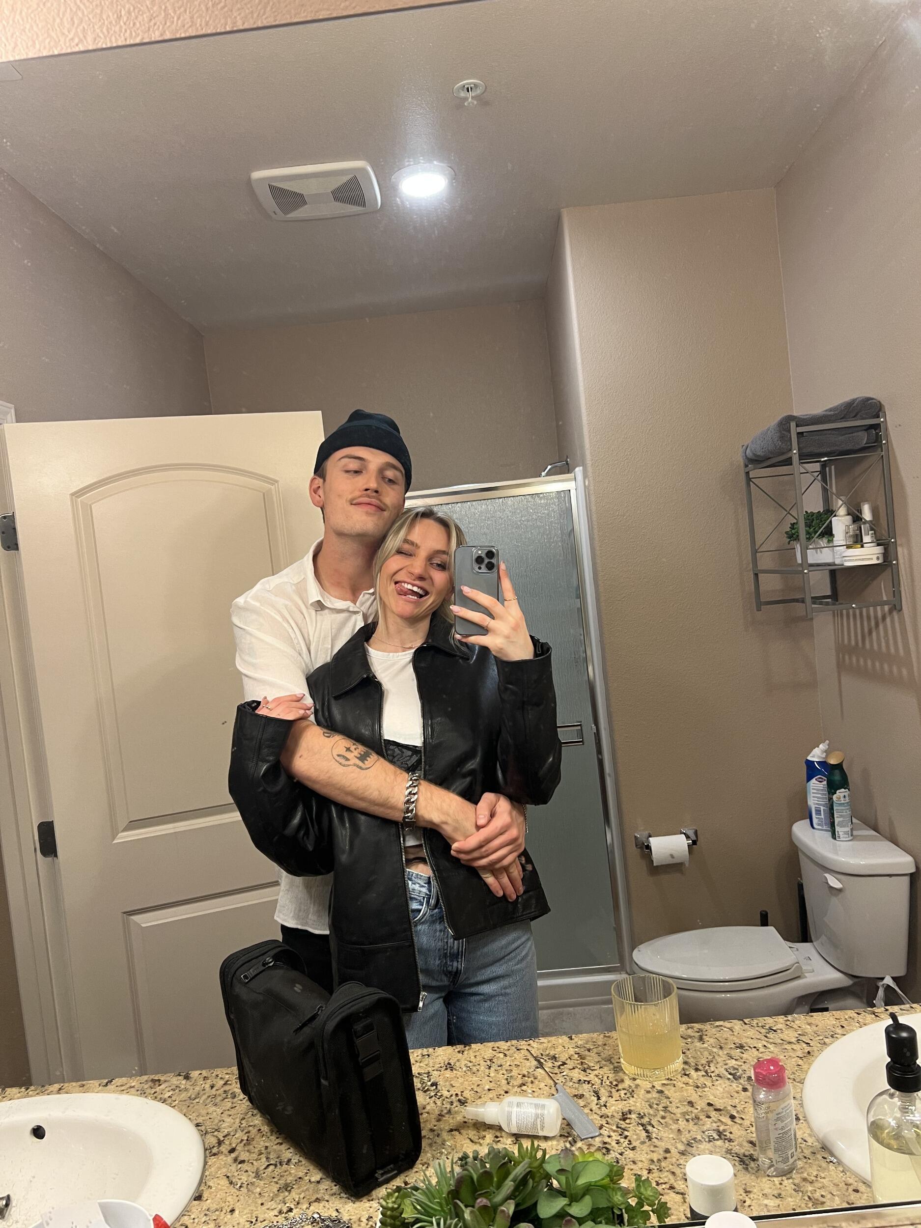 This was right around when we moved into our new apt in Reno. First time living alone together! 