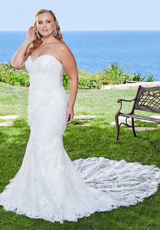 Casablanca Bridal 2404 Carter Mermaid Wedding Dress - 5