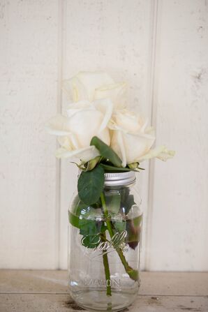 White Rose Centerpieces
