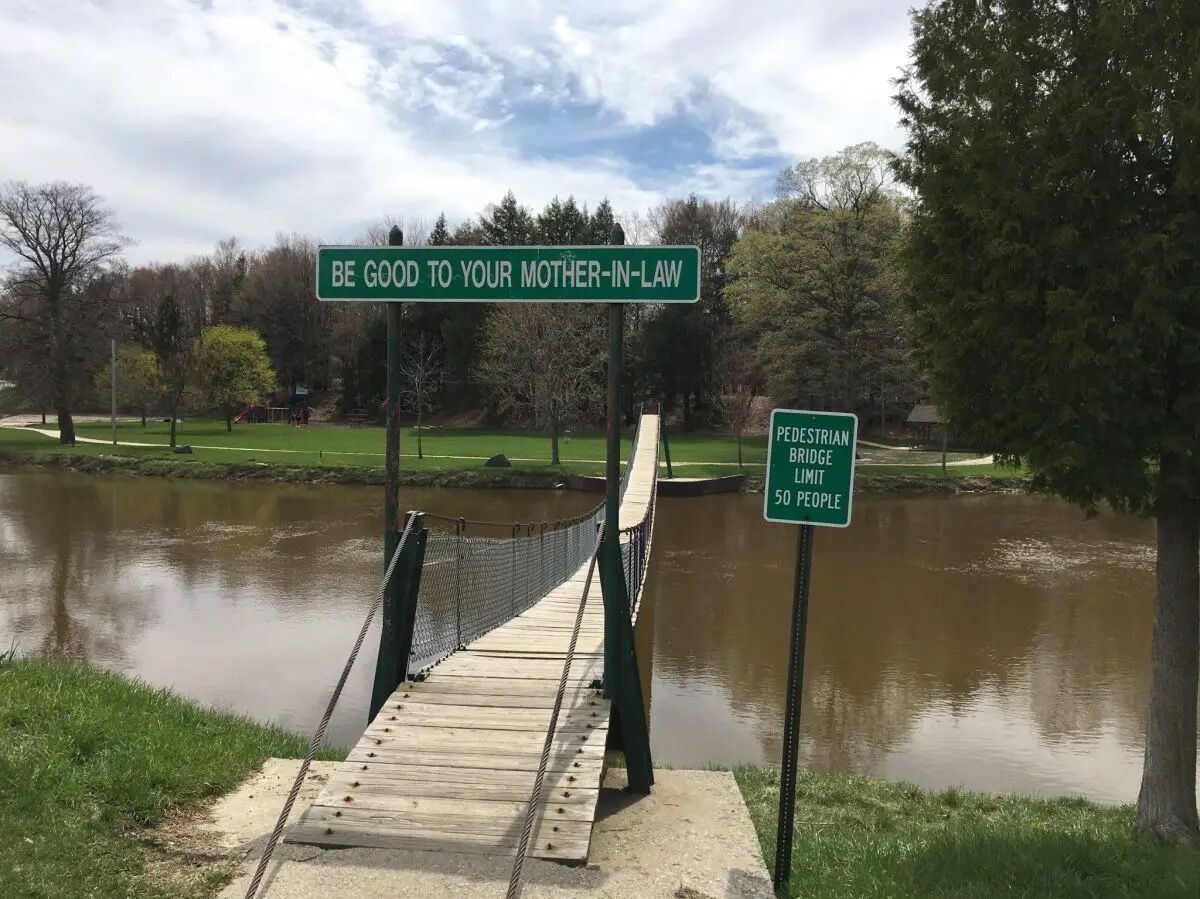 Picture of Croswell Swinging Bridge