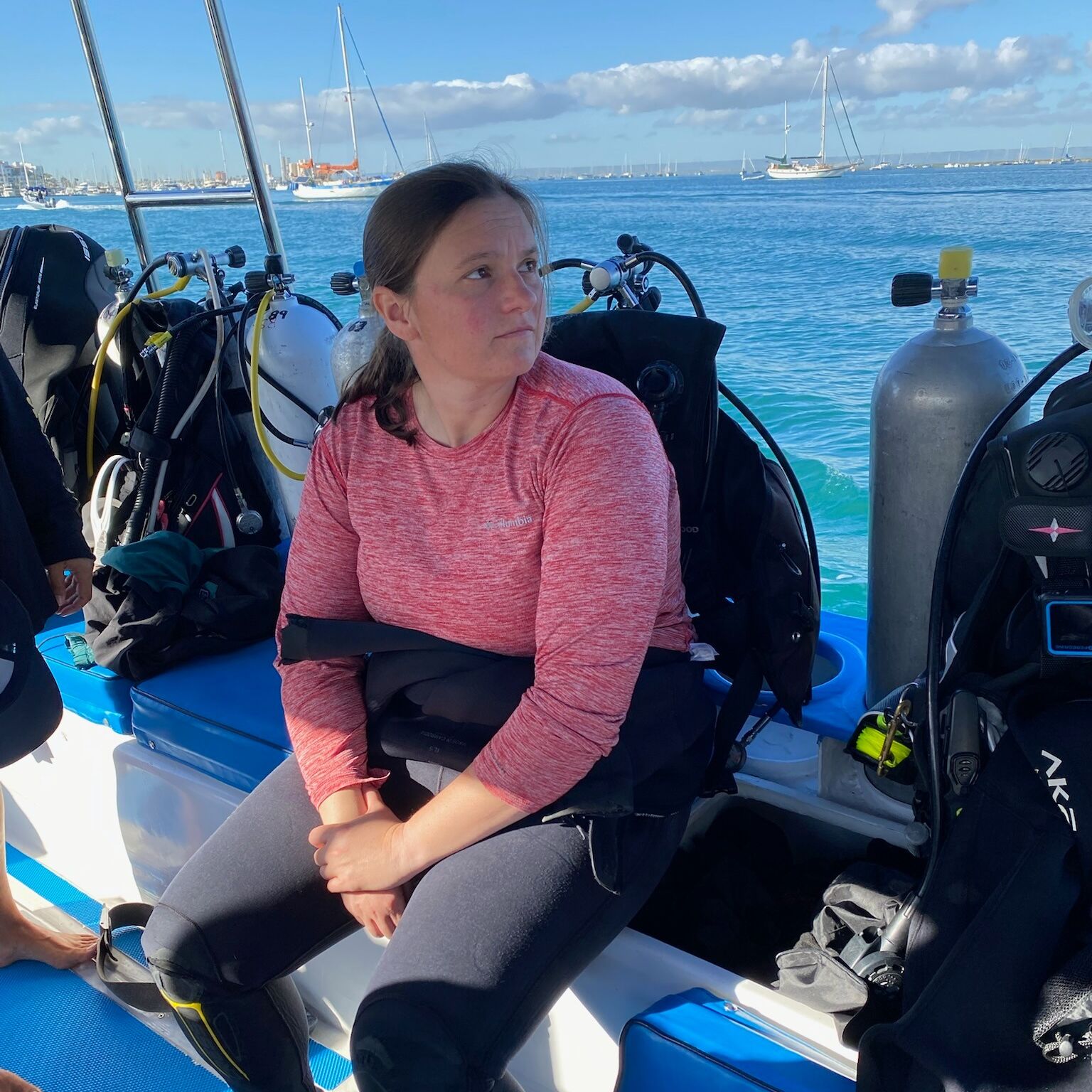 Picture of Janae gets SCUBA certified and now loves sharks