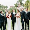 Pops of Red Punctuated This Boho Wedding at The Gasparilla Inn in Boca Grande, Florida